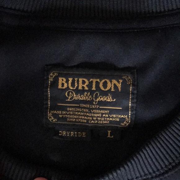 Burton Dryride Water Repellent Sweatshirt - Picture 2 of 2
